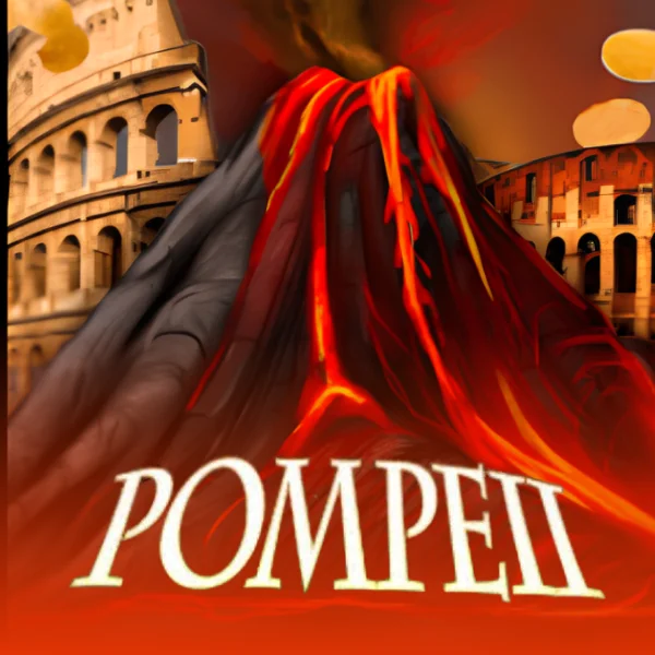 Pompeii retro pokie machine